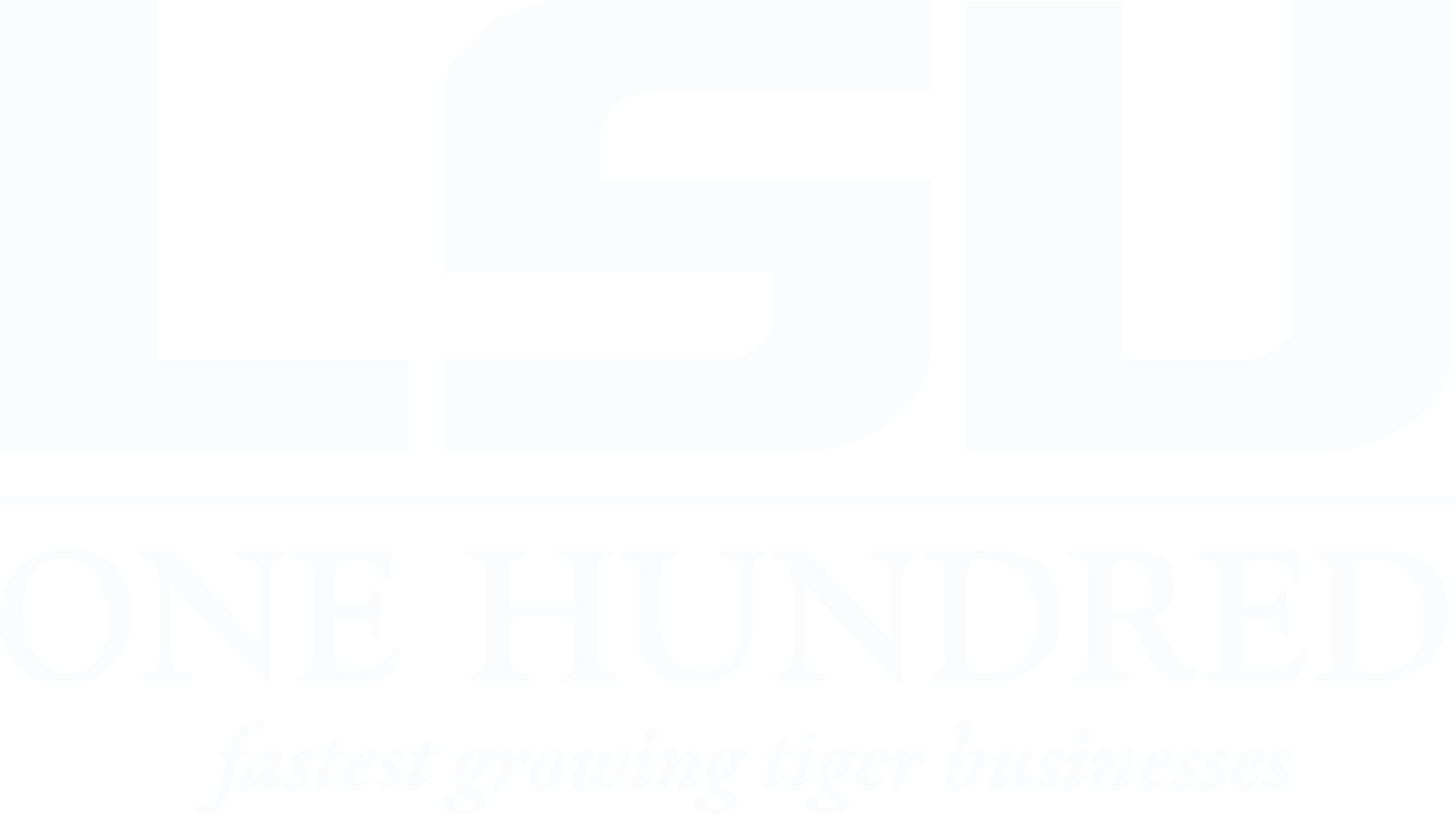 LSU 100 logo